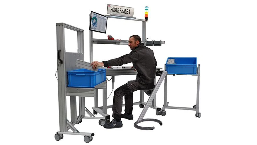 Sit-stand stools in workshops improve employee posture