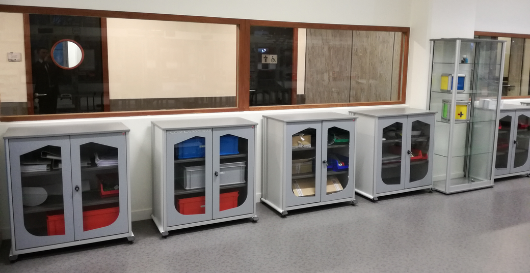 5S storage cabinets allow better organization of your work environment